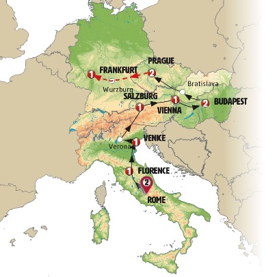 إيطاليا الكلاسيكية والعواصم الشرقية